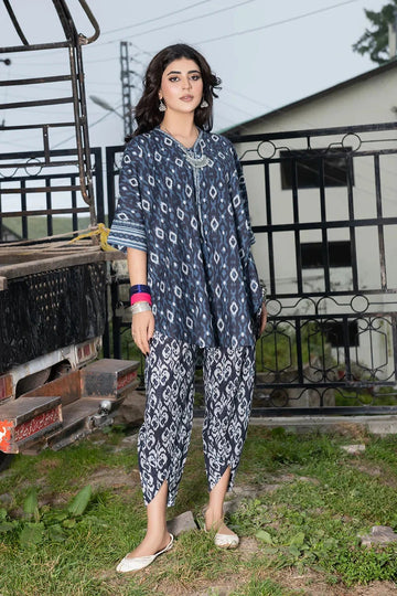 2PC Printed stitched Khaddar Shirt & Trouser KKH-3622 -  - KHAS STORES US -